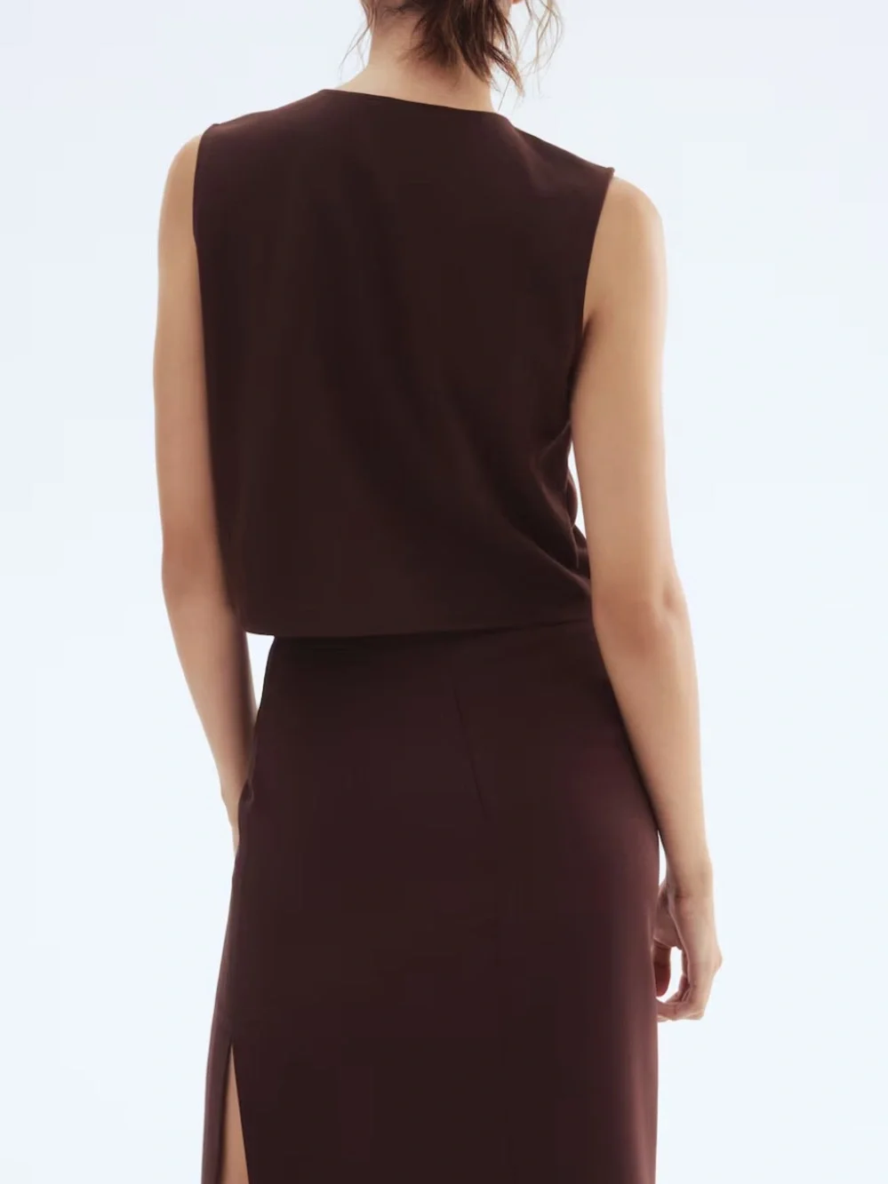 H&M Shell-Button Sleeveless Top - Picture 5 of 7